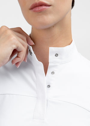 Maximilian Era Short Sleeve Show Shirt White