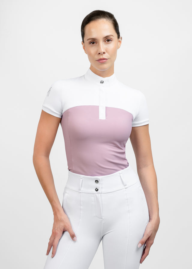 Maximilian Era Short Sleeve Show Shirt Mauve