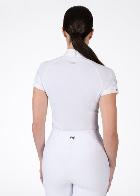 Maximilian Aira Short Sleeve Show Shirt White