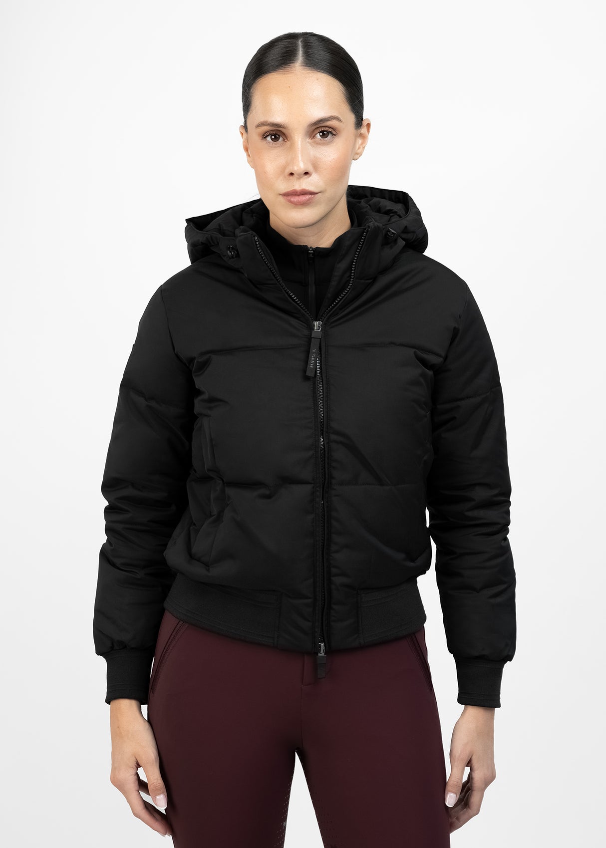 Maximilian Stereo Puffer Jacket Black