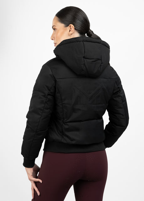 Maximilian Stereo Puffer Jacket Black