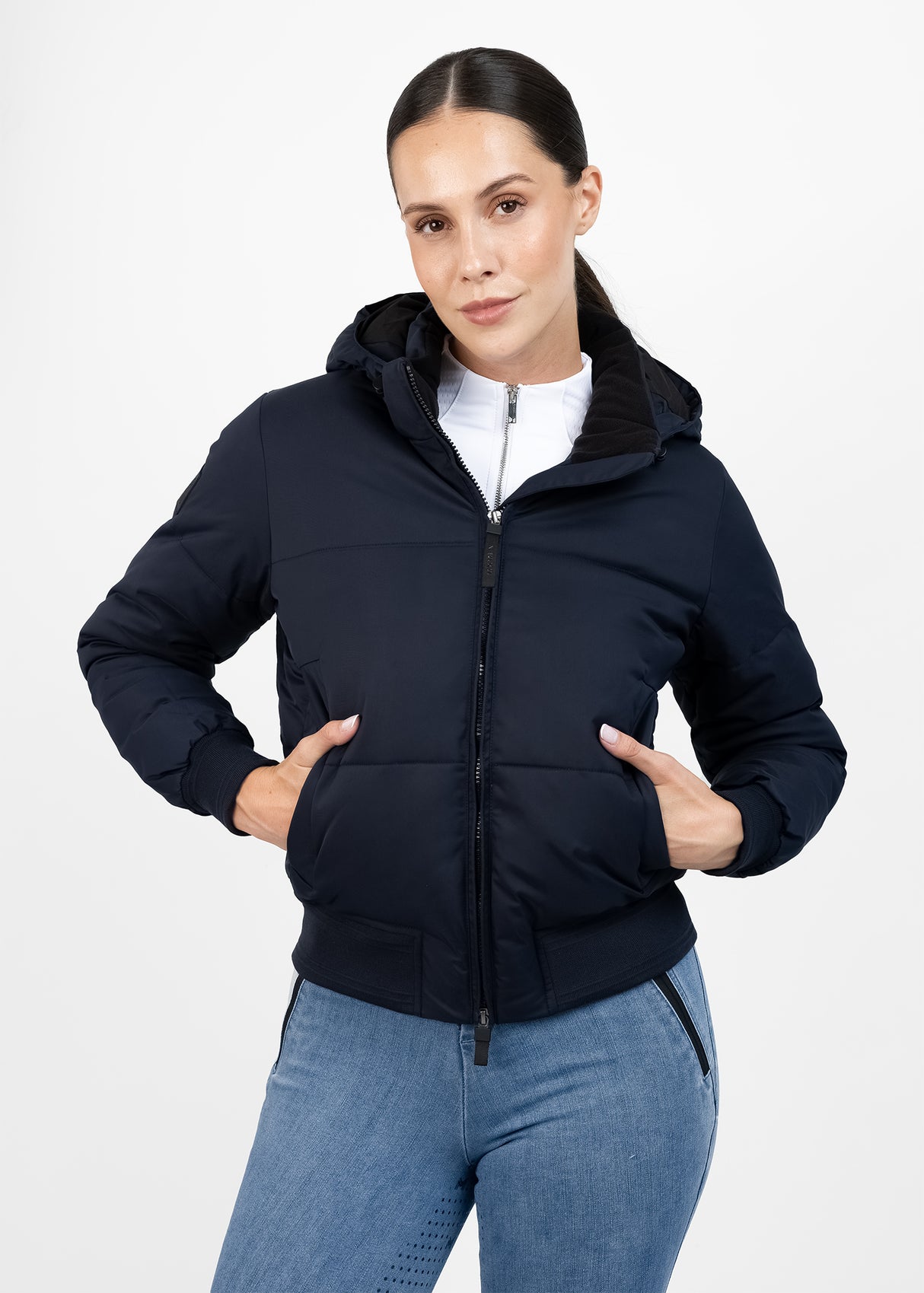Maximilian Stereo Puffer Jacket Navy