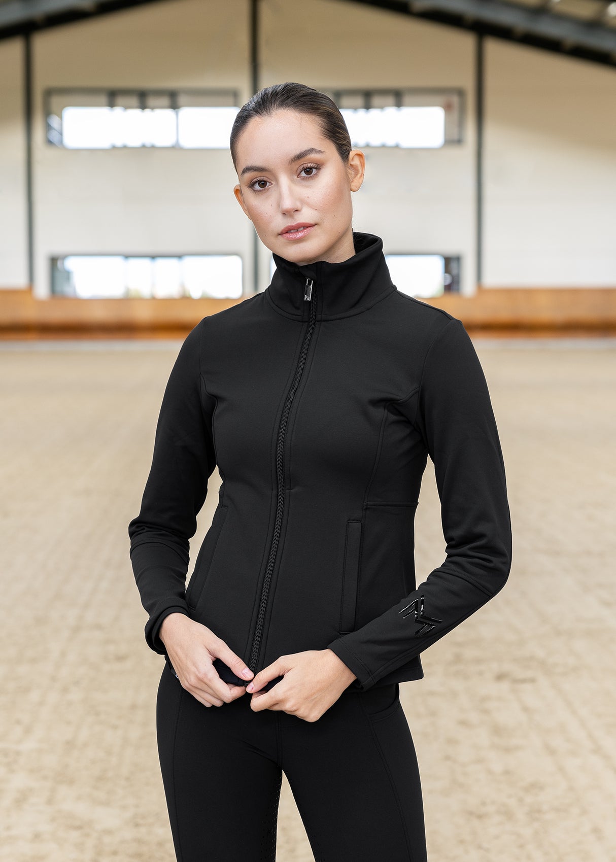 Maximilian Vera Fleeced Jacket Black