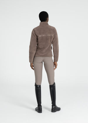 Maximilian Ciara Teddy Jacket Taupe