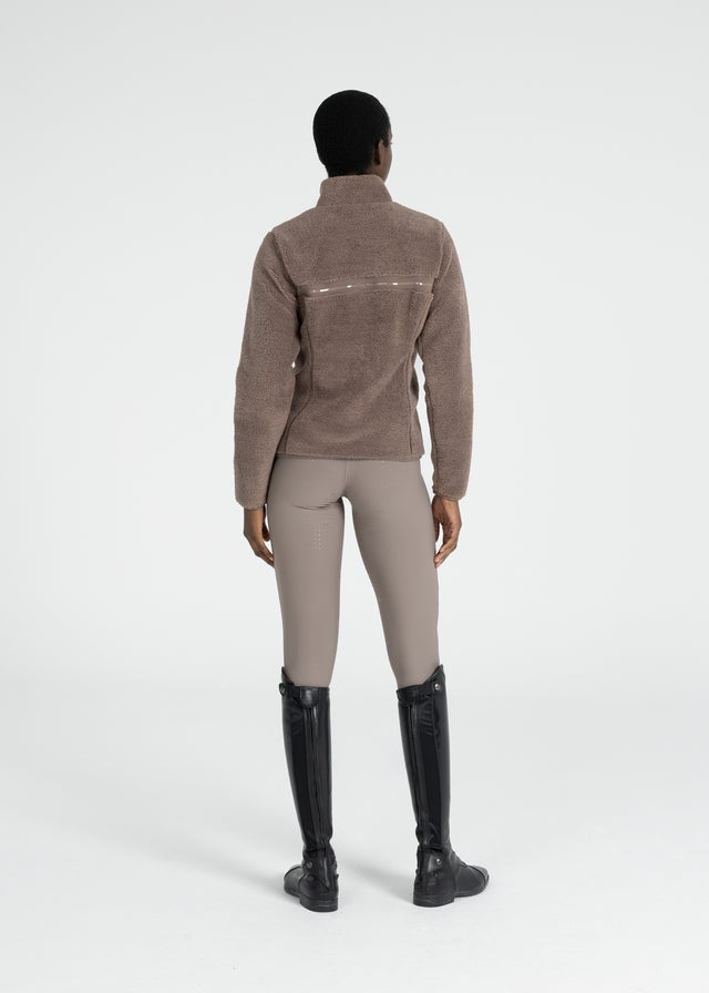 Maximilian Ciara Teddy Jacket Taupe