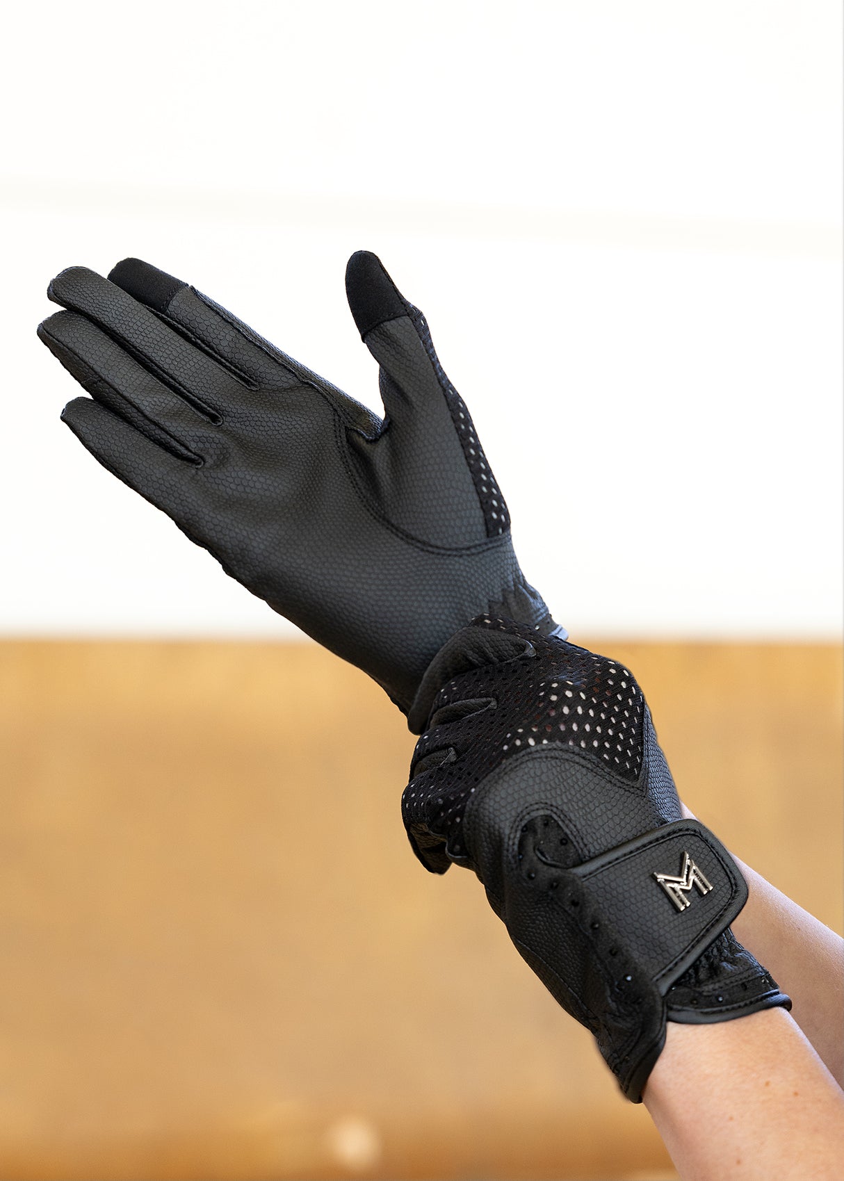 Maximilian Ava Riding Gloves Black