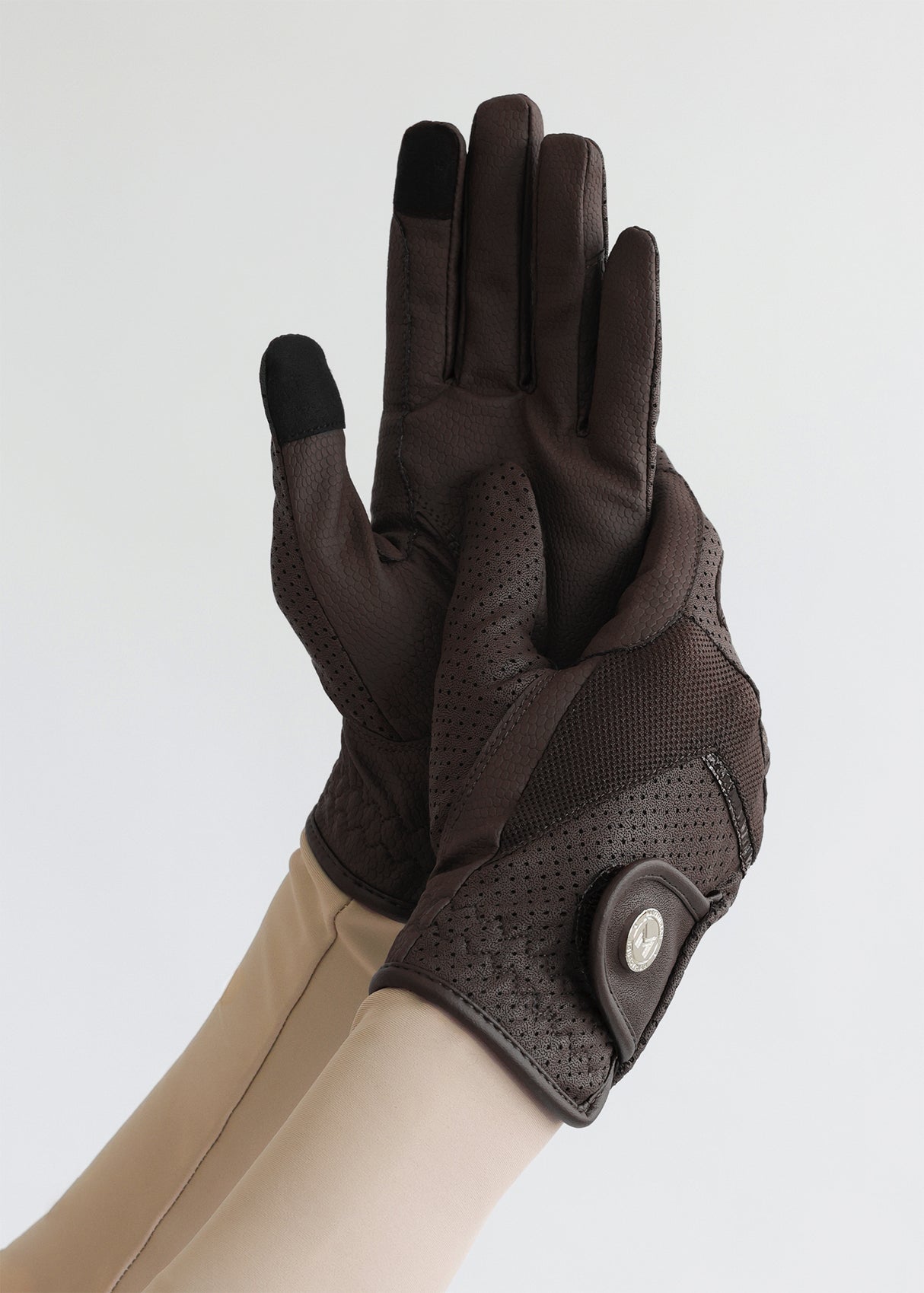 Maximilian Max Riding Gloves Chocolate