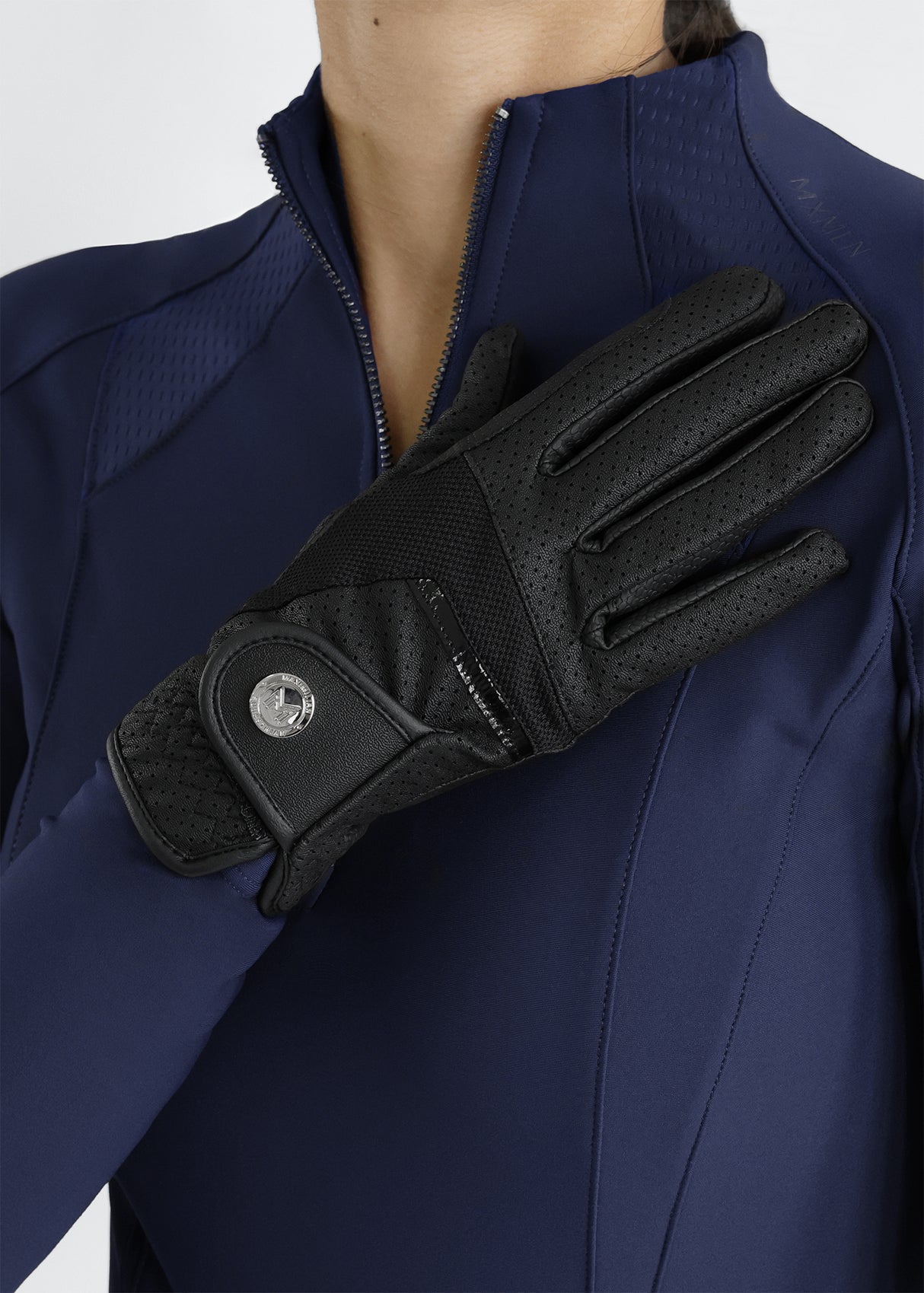 Maximilian Max Riding Gloves Black