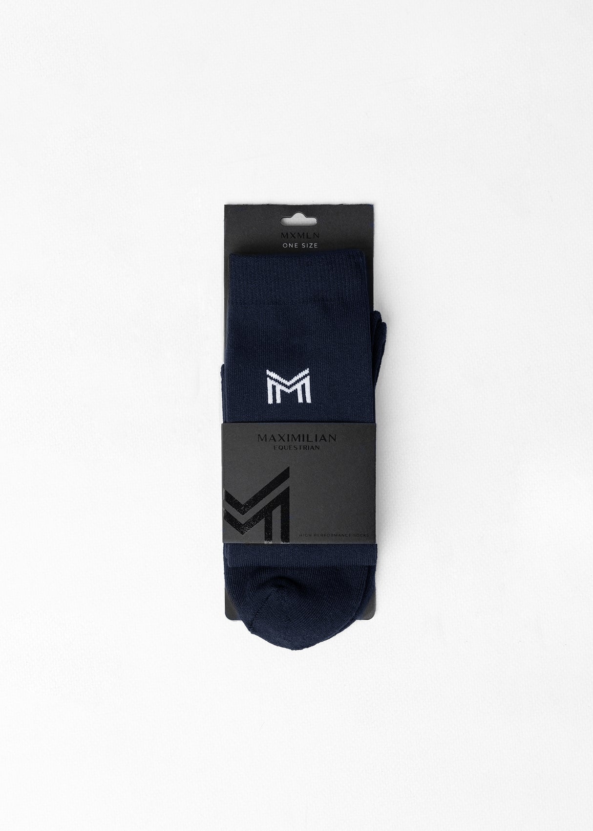 Maximilian Flag Riding Socks Navy