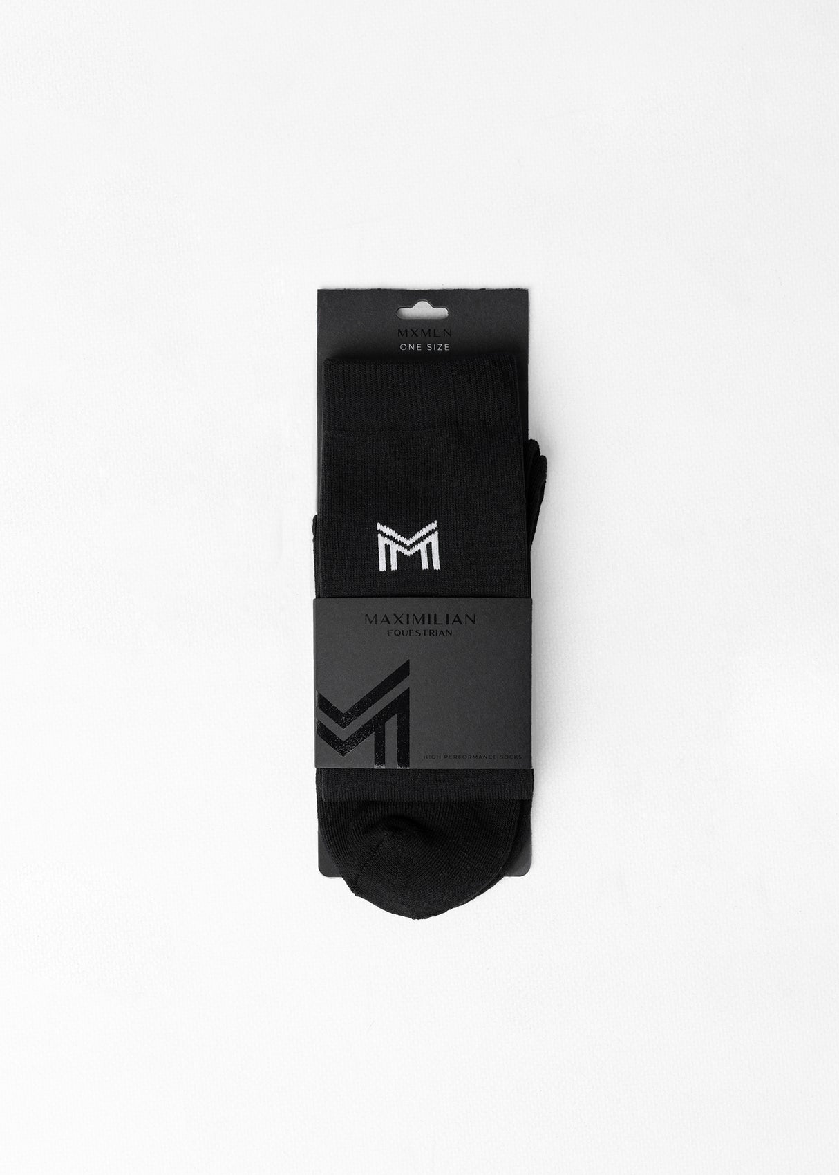 Maximilian Flag Riding Socks Black