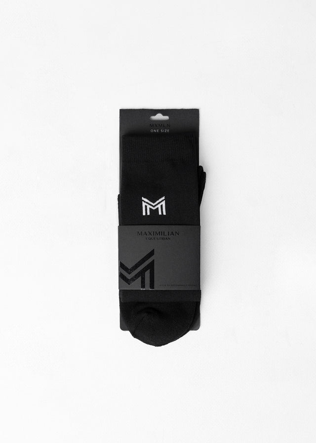 Maximilian Flag Riding Socks Black