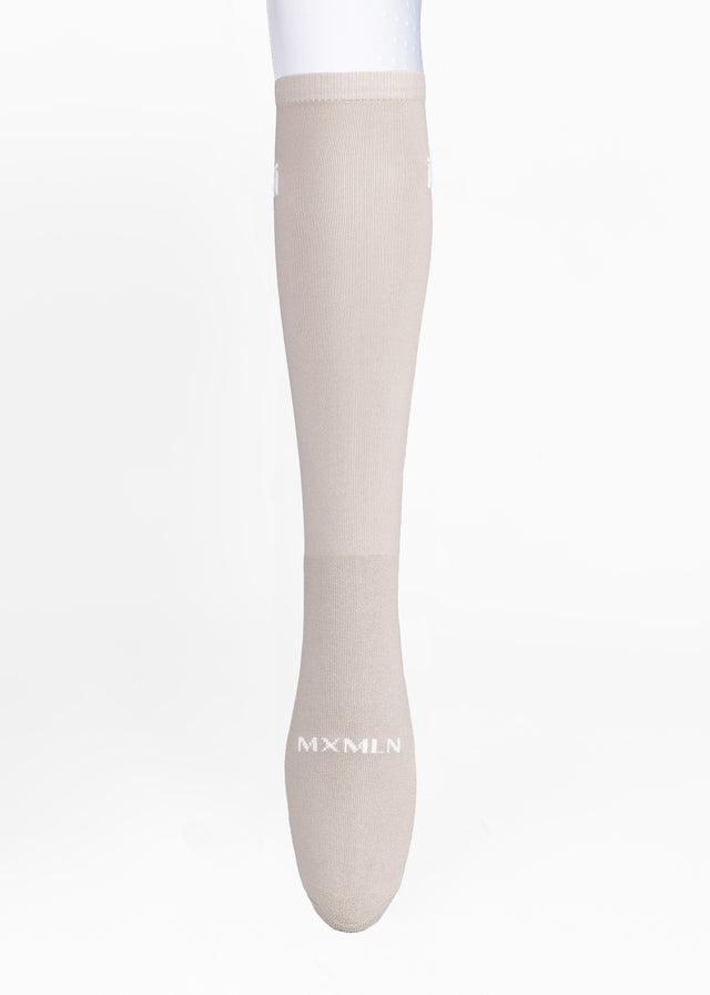Maximilian Flag Riding Socks Beige
