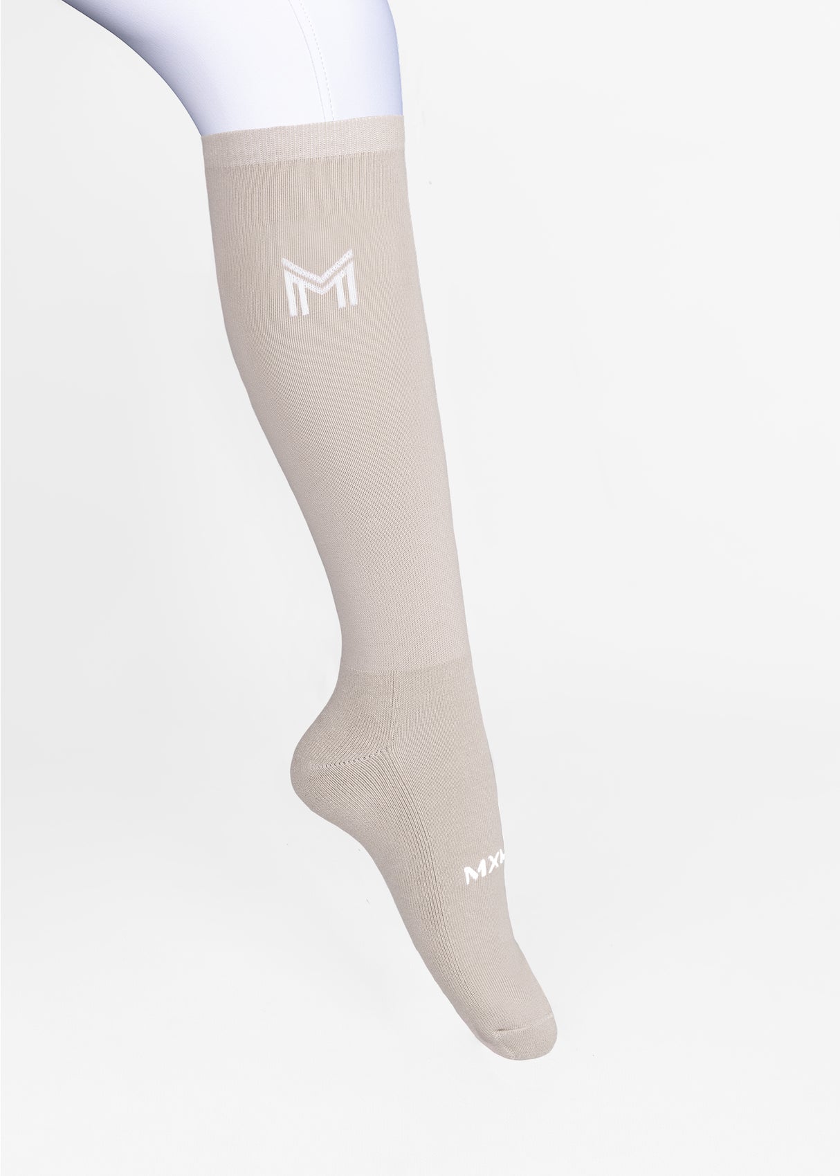 Maximilian Flag Riding Socks Beige