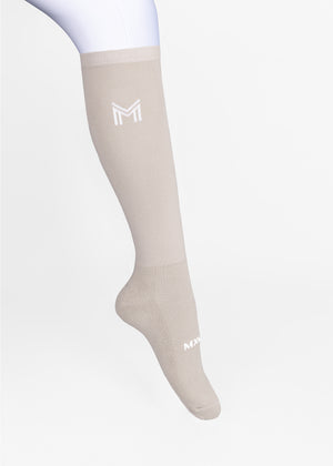 Maximilian Flag Riding Socks Beige