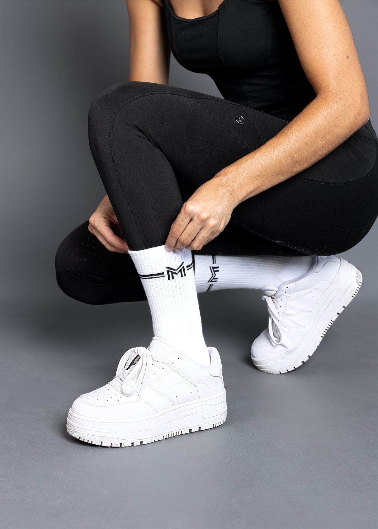 Maximilian Rise Sport Socks White