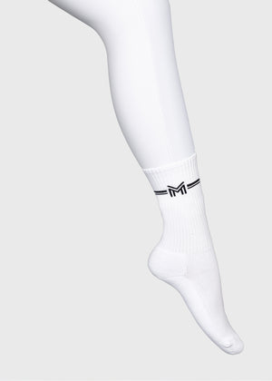 Maximilian Rise Sport Socks White