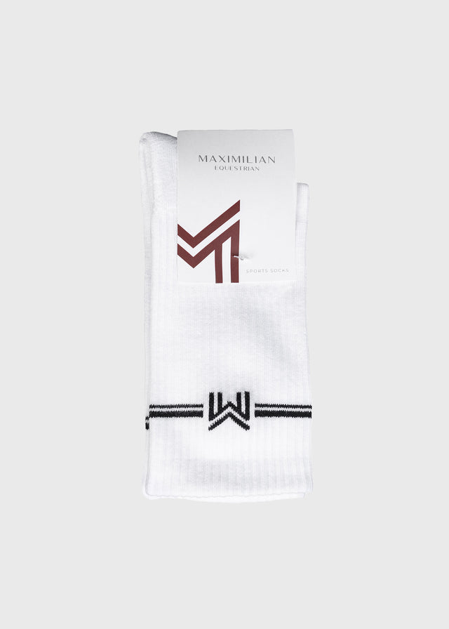 Maximilian Rise Sport Socks White