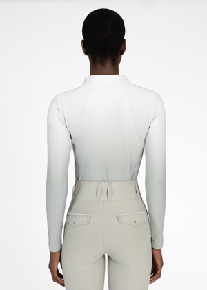 Maximilian Ombré Long Sleeve Base Layer Laurel/Glacier
