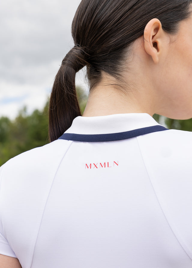Maximilian Concept Short Sleeve Polo Shirt White
