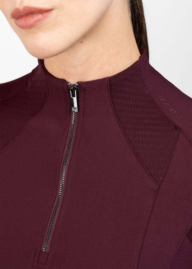 Maximilian Frame Short Sleeve Base Layer Burgundy