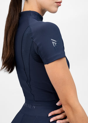 Maximilian Frame Short Sleeve Base Layer Navy