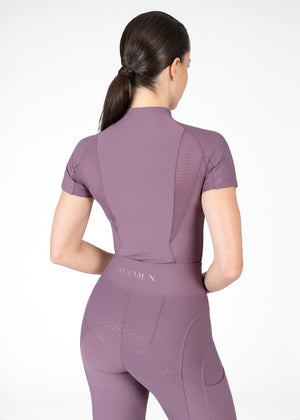 Maximilian Frame Short Sleeve Base Layer Plum