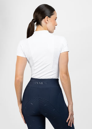 Maximilian Frame Short Sleeve Base Layer White