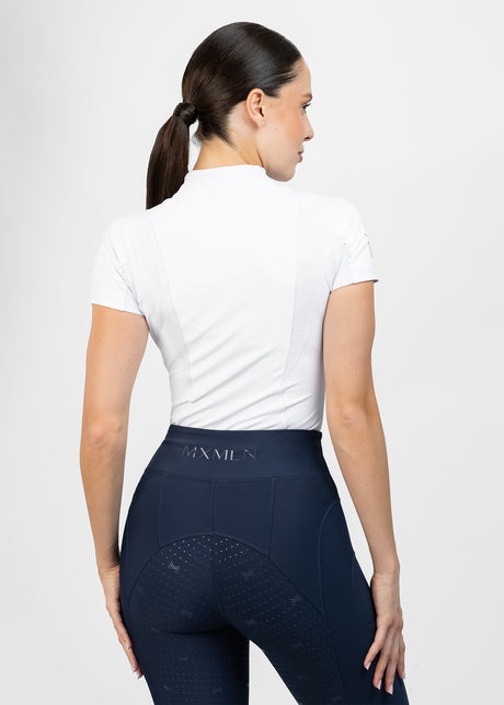 Maximilian Frame Short Sleeve Base Layer White