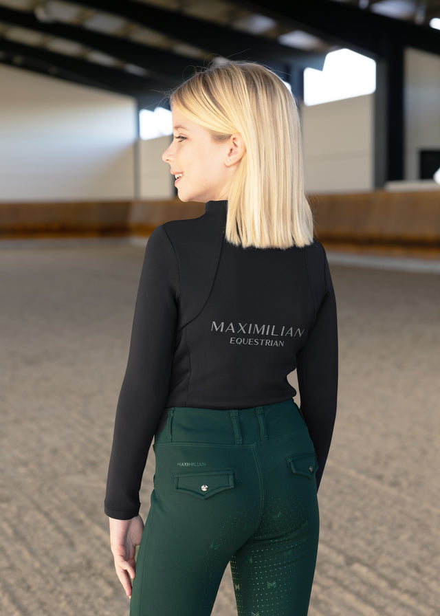 Maximilian Young Rider Winter Long Sleeve Base Layer Black