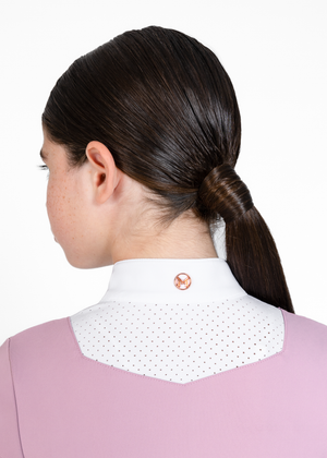 Maximilian Young Rider Sienna Long Sleeve Show Shirt Mauve