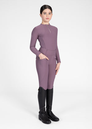 Maximilian Young Rider Pro Riding Leggings Plum
