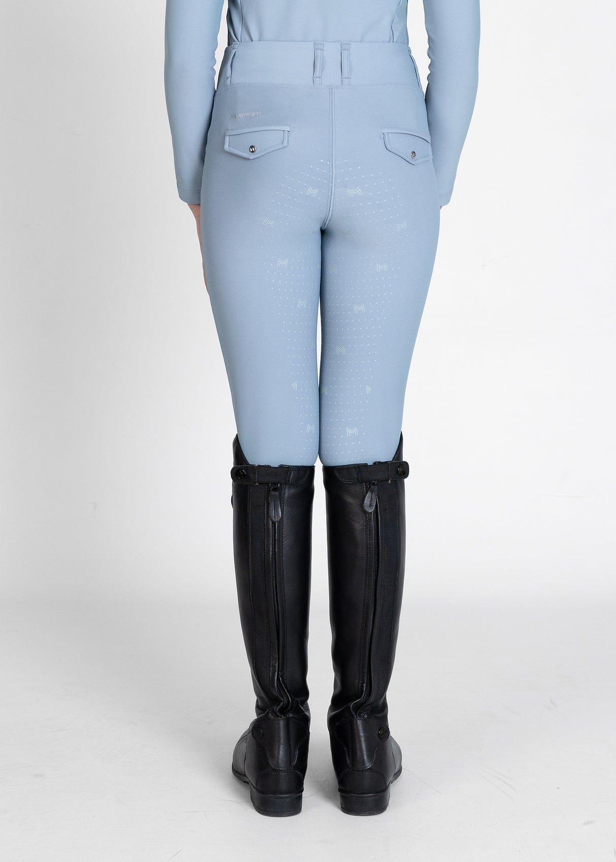 Maximilian Young Rider Tech Riding Leggings Aqua