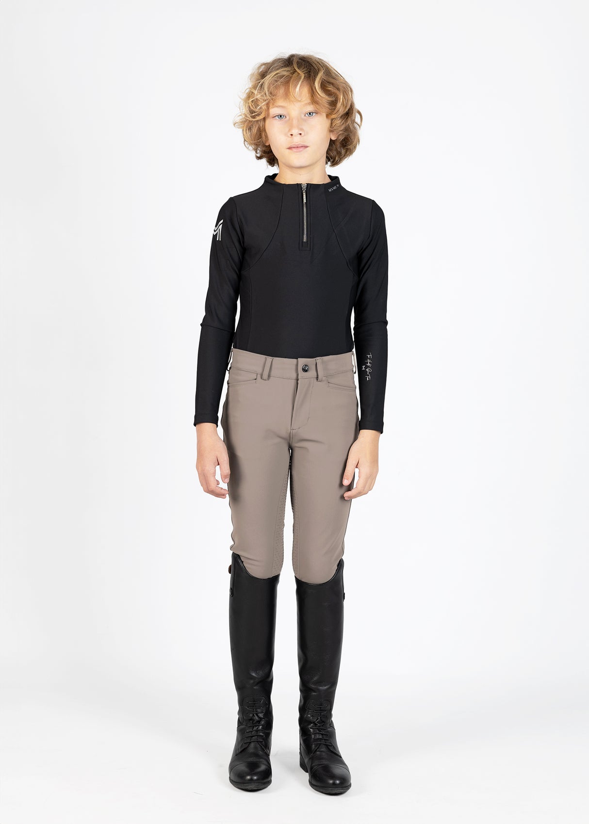 Maximilian Young Rider Performance Breeches Taupe