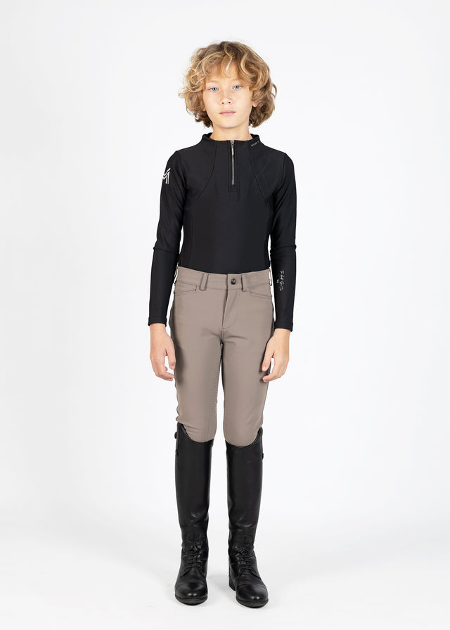Maximilian Young Rider Performance Breeches Taupe