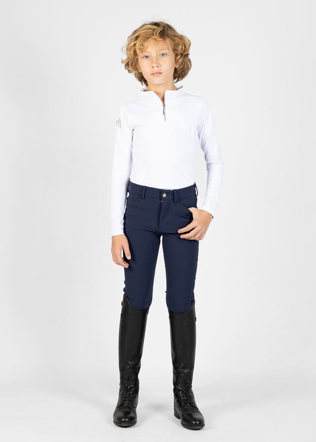 Maximilian Young Rider Performance Breeches Navy
