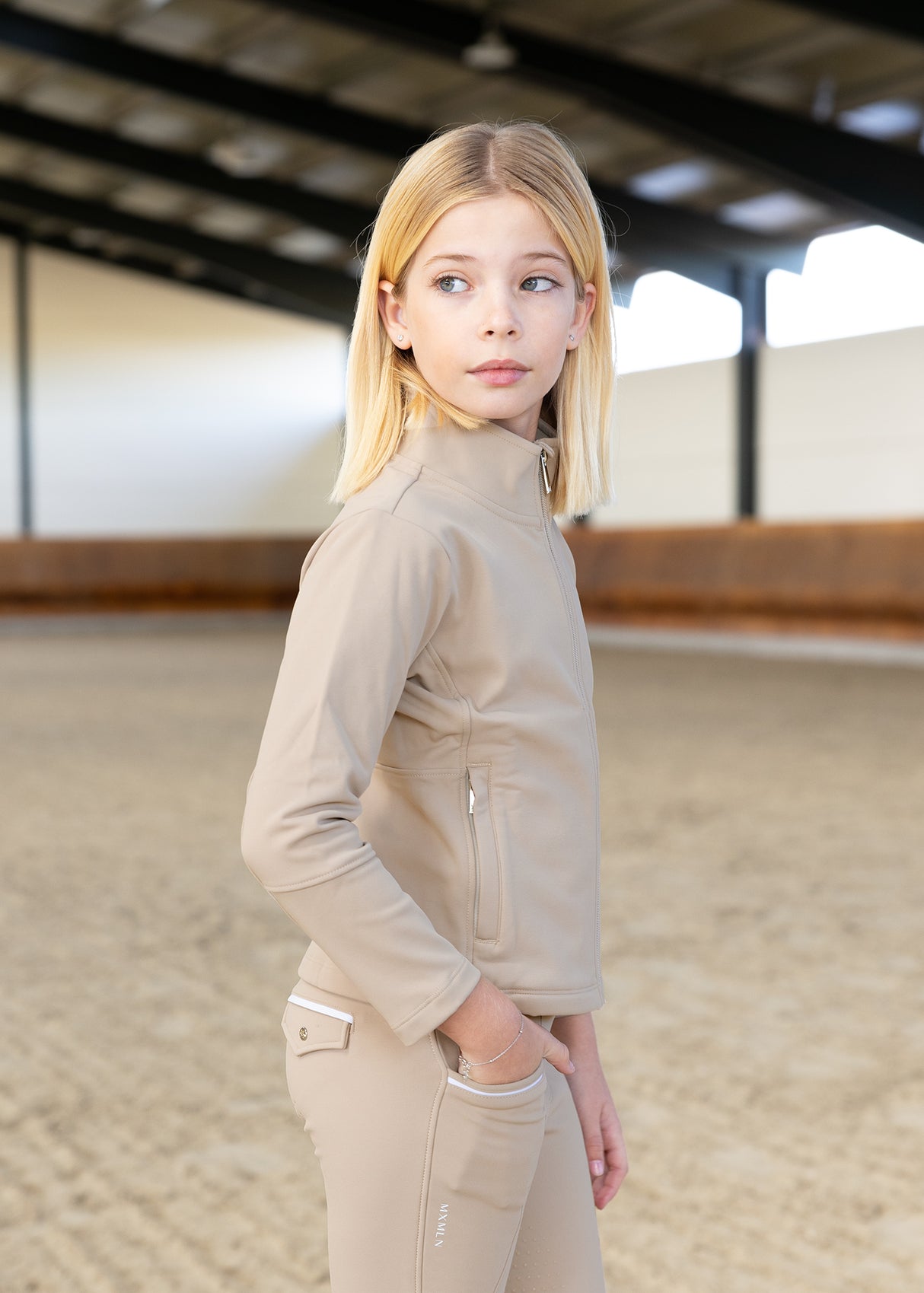Maximilian Young Rider Vera Fleeced Jacket Beige