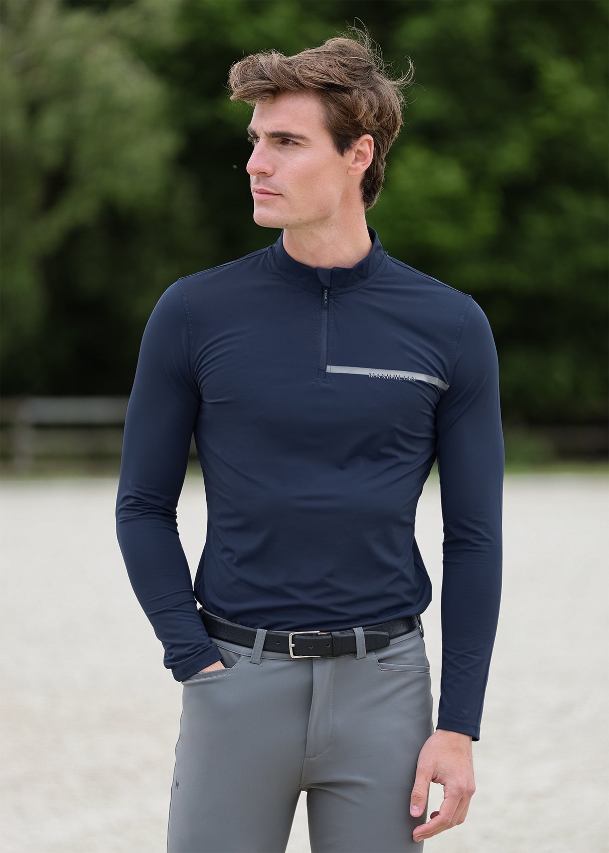 Maximilian Men Sunblocker Shirt Navy