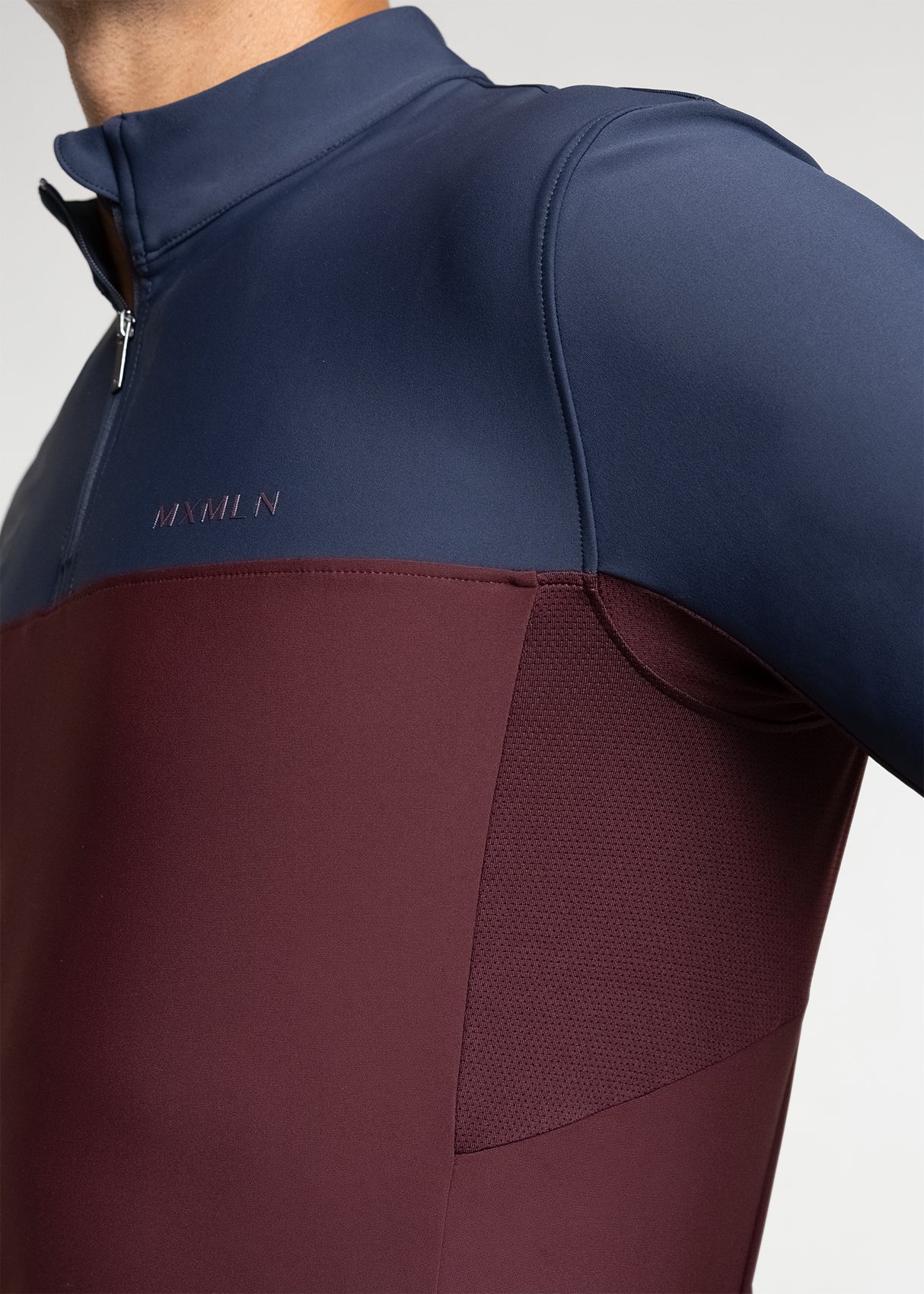 Maximilian Kent Base Layer Navy/Burgundy