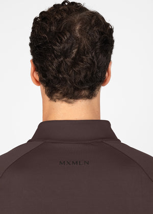 Maximilian Code Long Sleeve Base Layer Chocolate