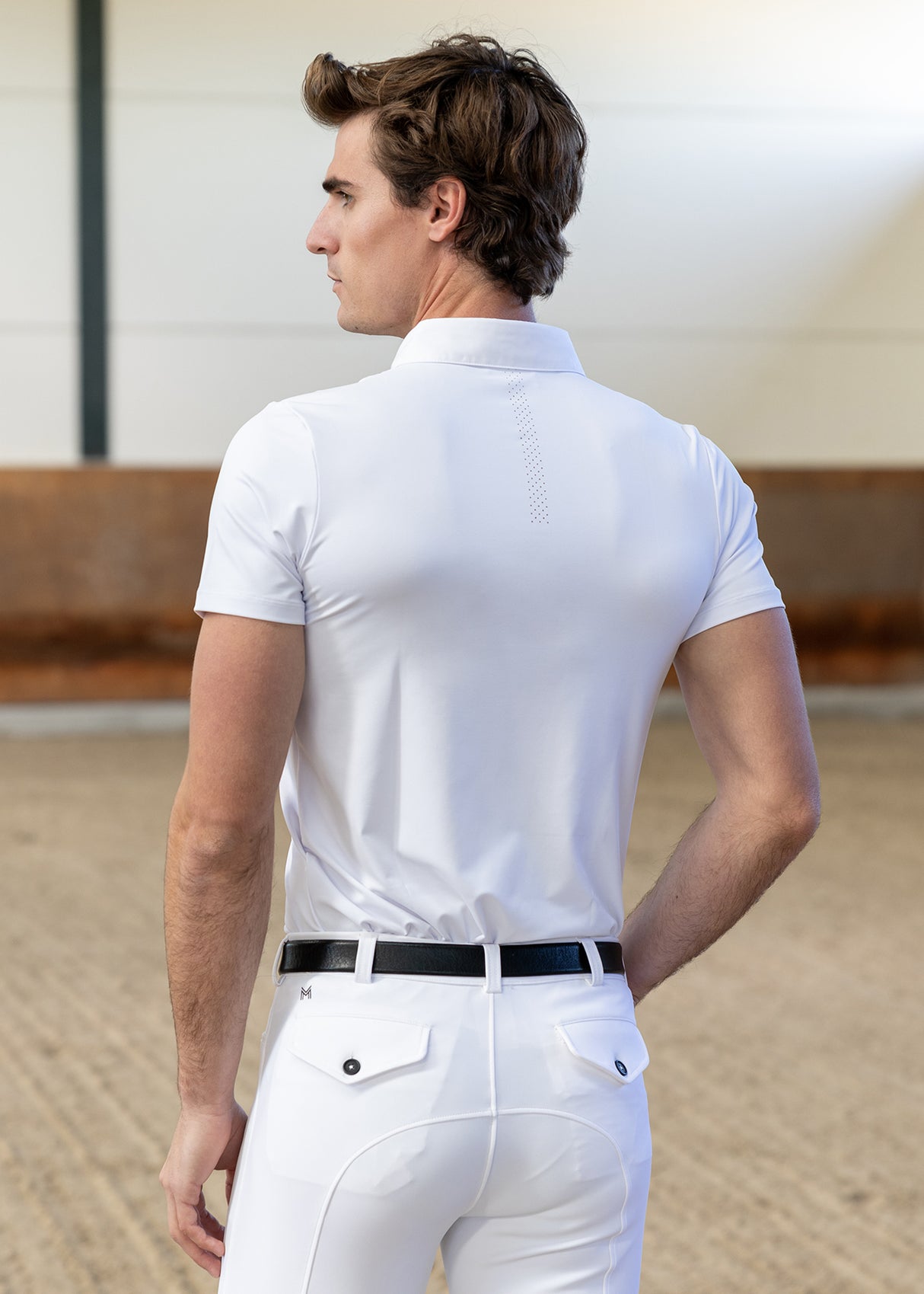 Maximilian Active Short Sleeve Competition Shirt White