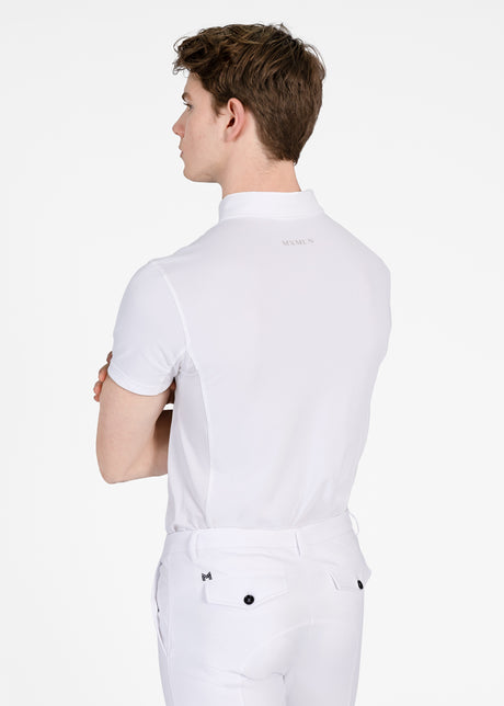 Maximilian Focus Short Sleeve Competition Shirt White