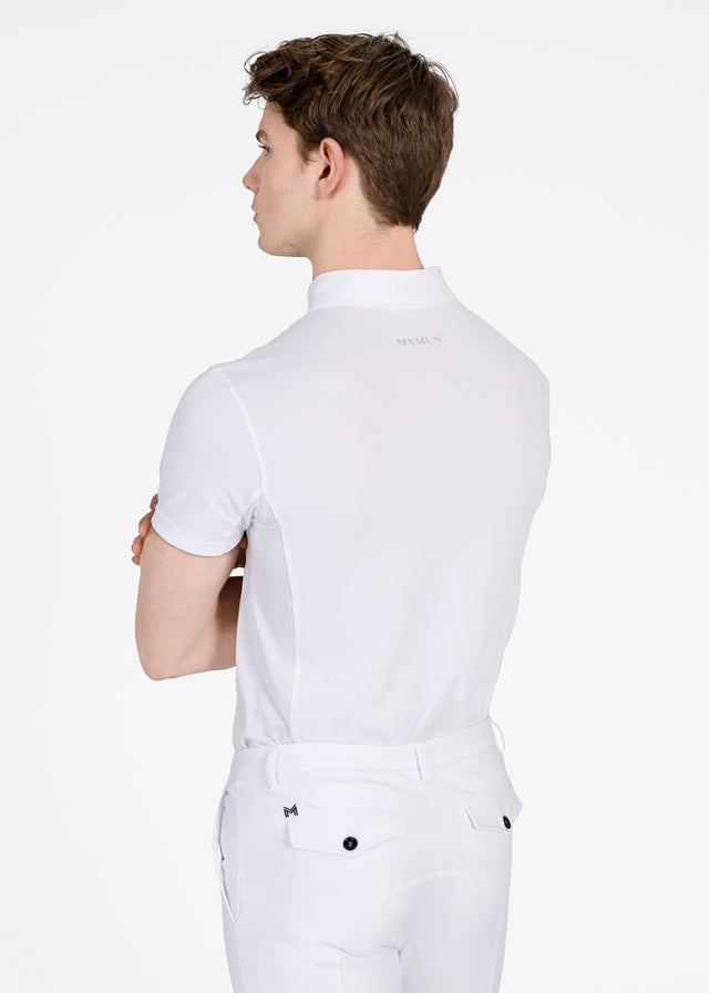 Maximilian Focus Short Sleeve Competition Shirt White