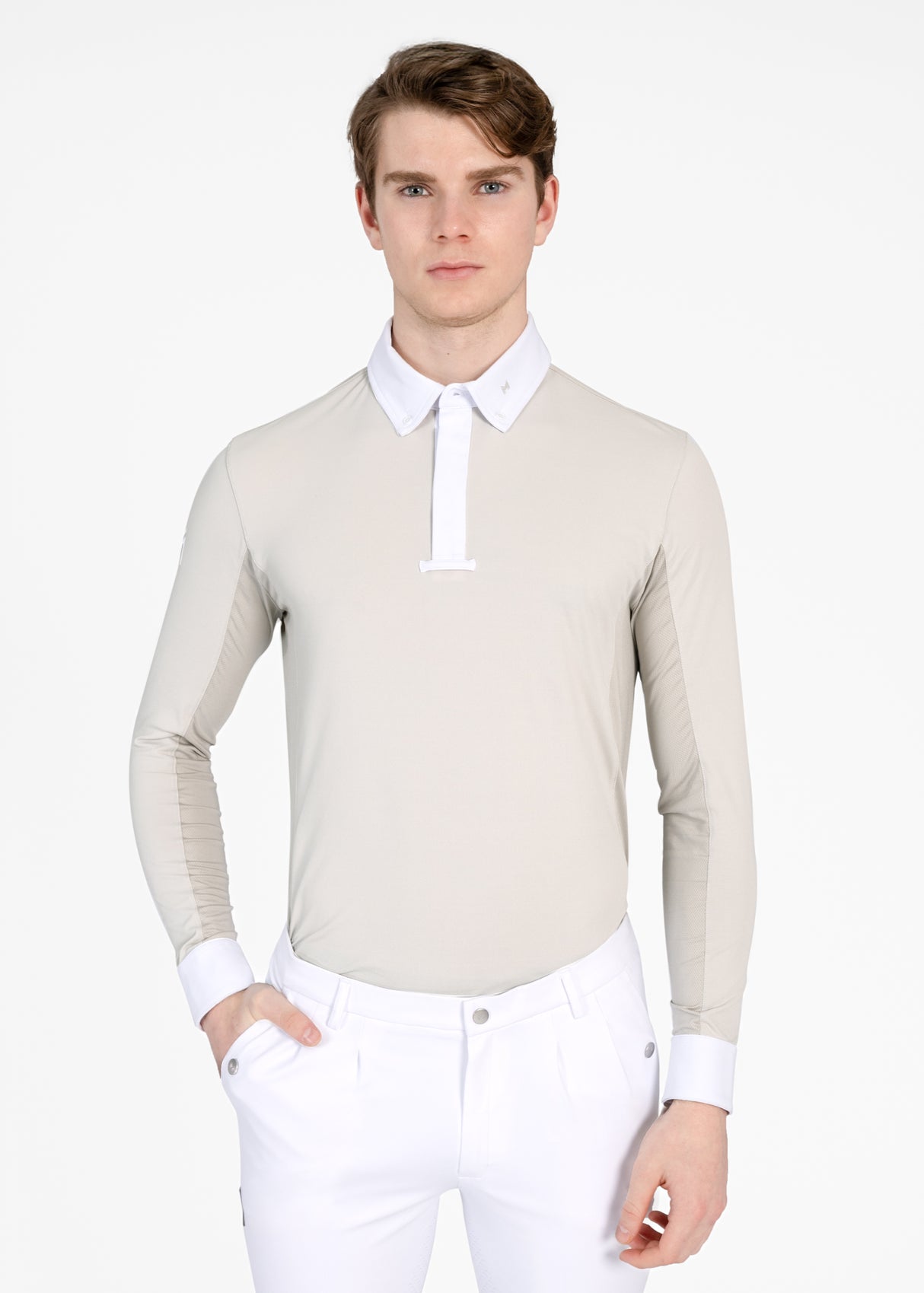 Maximilian Focus Long Sleeve Competition Shirt Sand