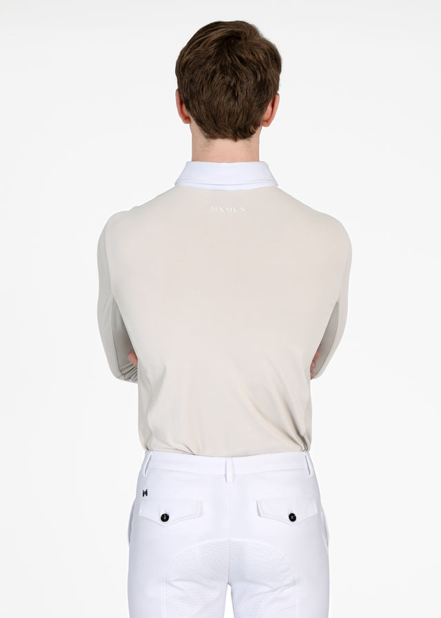 Maximilian Focus Long Sleeve Competition Shirt Sand
