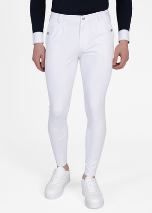 Maximilian Founder Breeches White