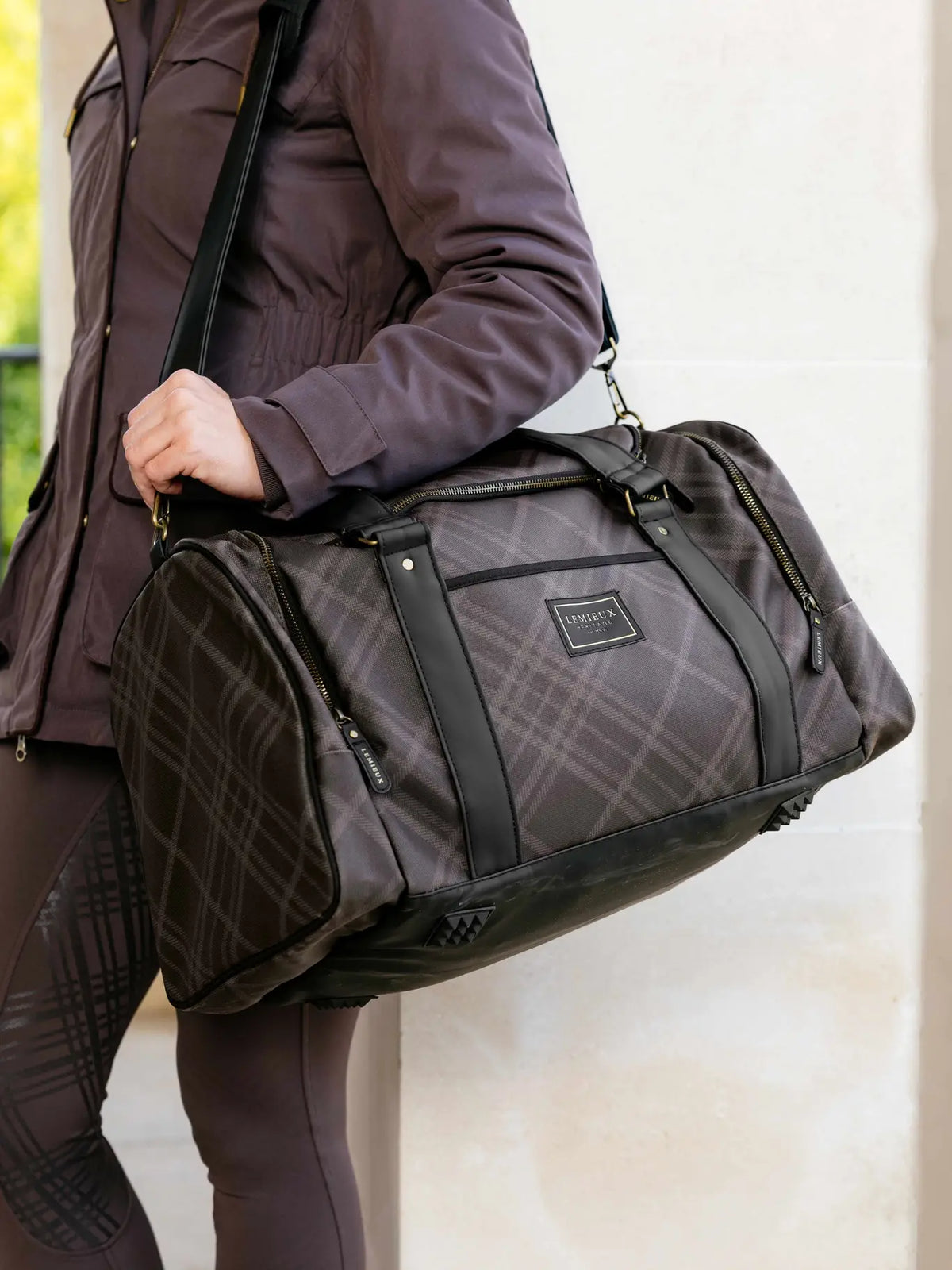LeMieux Heritage Overnight Bag Cocoa