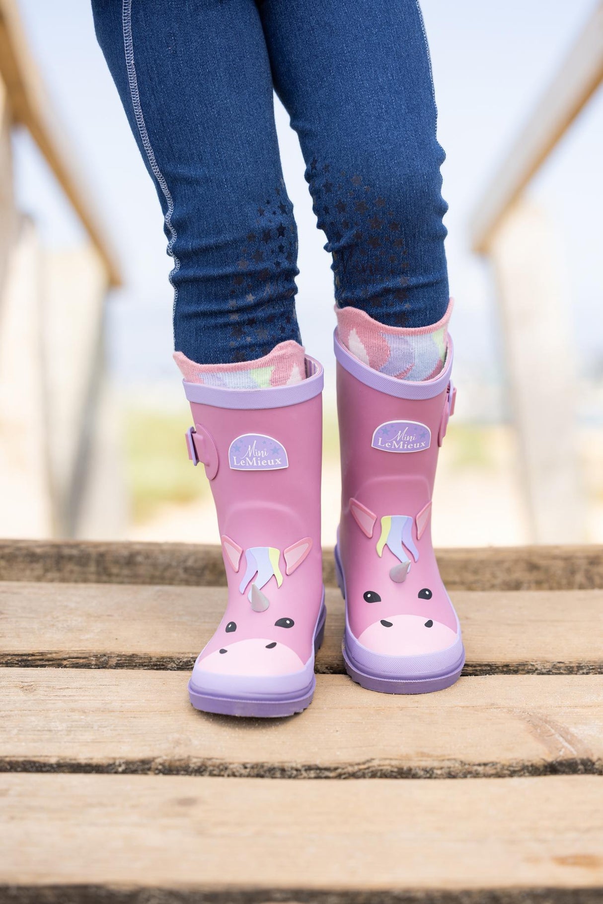 LeMieux Puddle Pals Kids Wellies Unicorn