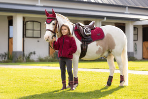 LeMieux Mini Jump Square Saddle Pad Ember