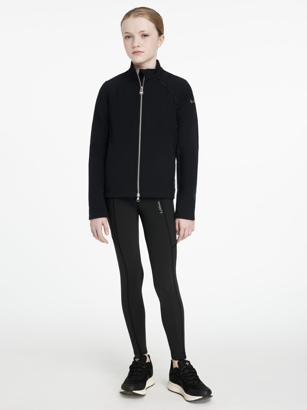 LeMieux Young Rider Soft Shell Jacket Black