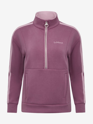 LeMieux Connie Half Zip Sweat Mallow